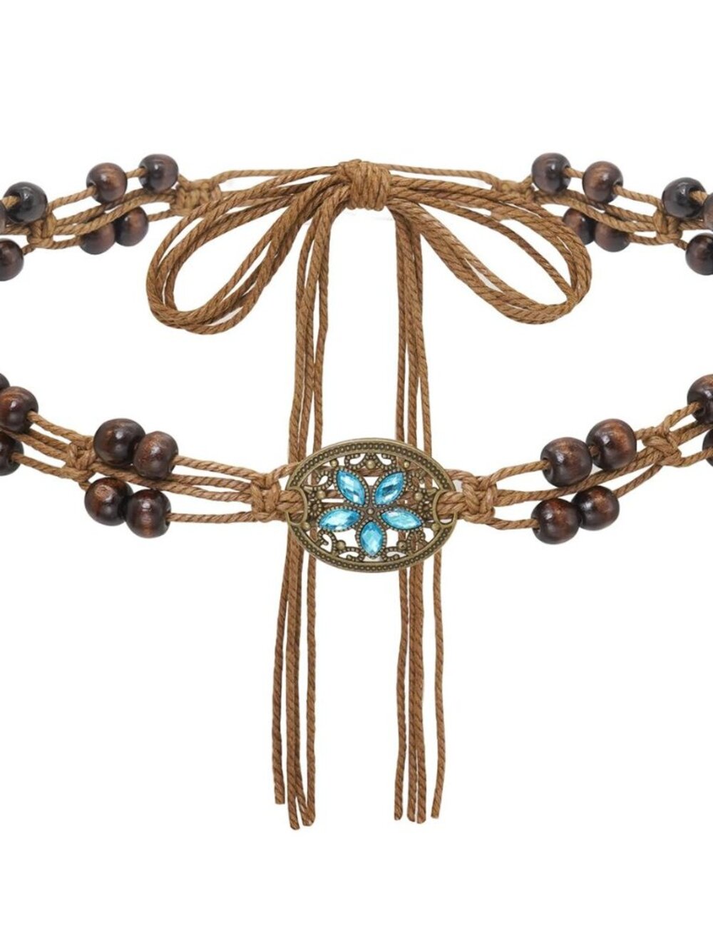 Women's Bohemian Rope Braid Belt Adjustable Tied Waist Belts